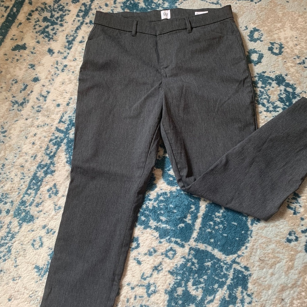 Charcoal Gap Dress Pants, Size 12